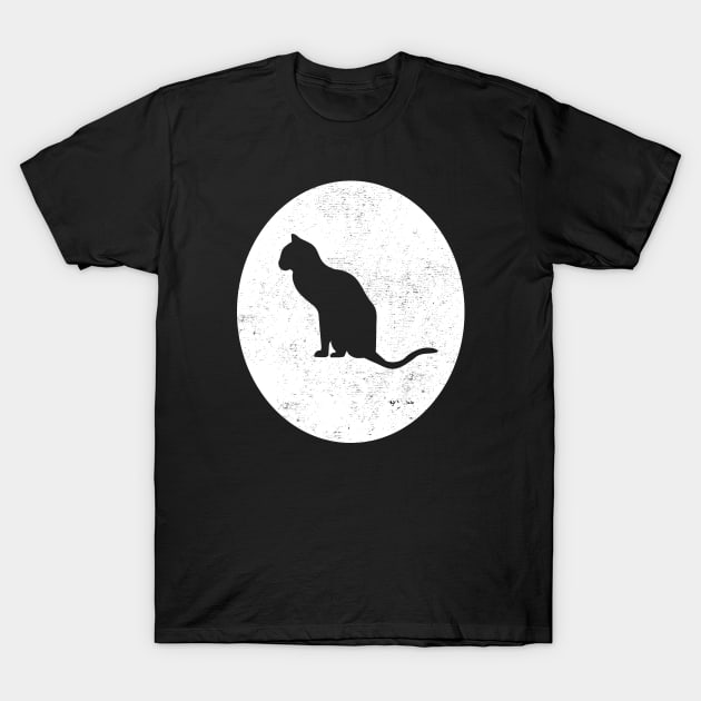 cat moon T-Shirt by lonway